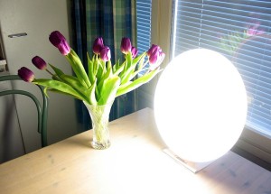 An example of a SAD lamp used in light therapy.